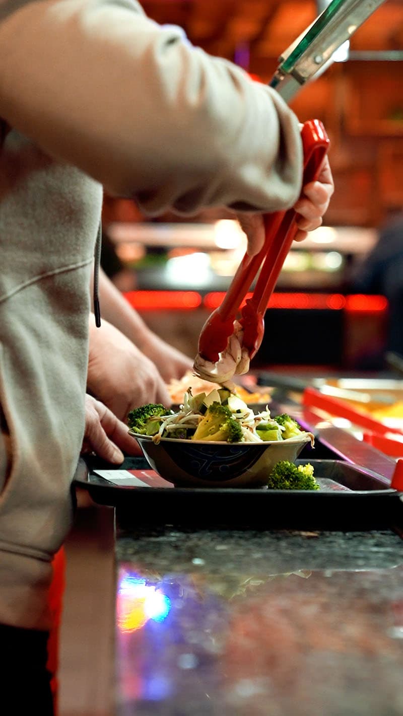 Yummy Bowl Mongolian Stir-Fry & Sushi