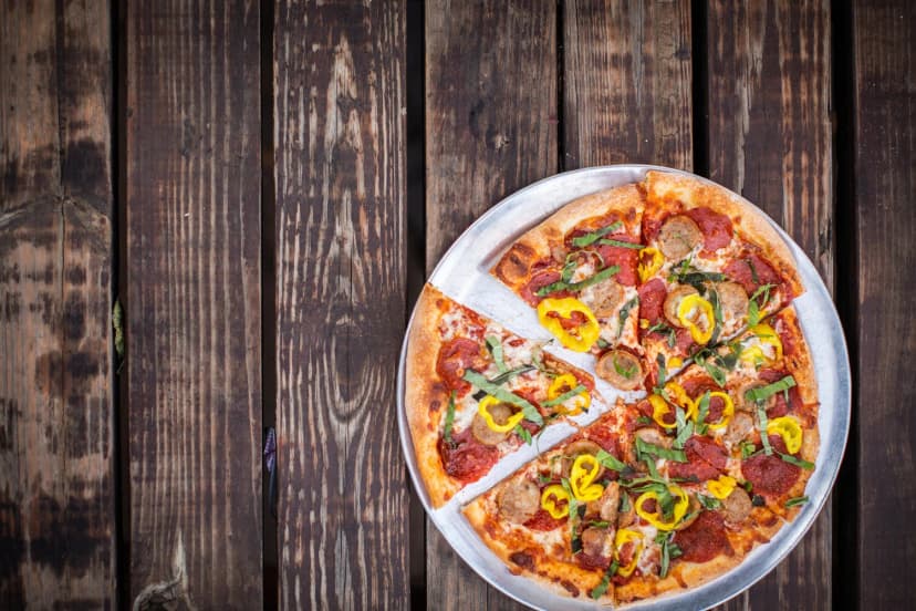 Crozet Pizza at Buddhist Biker Bar